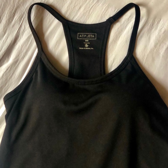 ATHLETA Black Racer back tank top - Picture 2 of 10